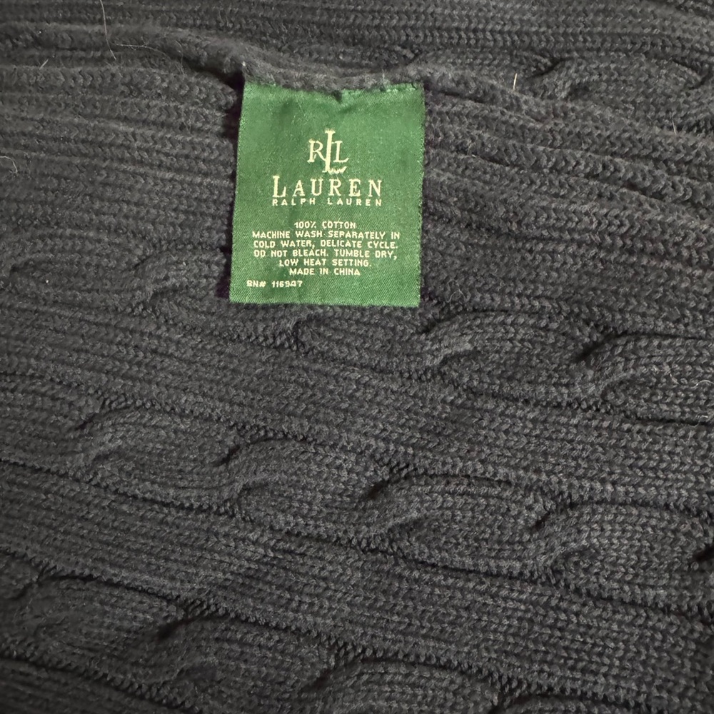 Ralph Lauren knit blanket